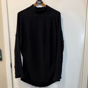 we the free black ribbed pullover